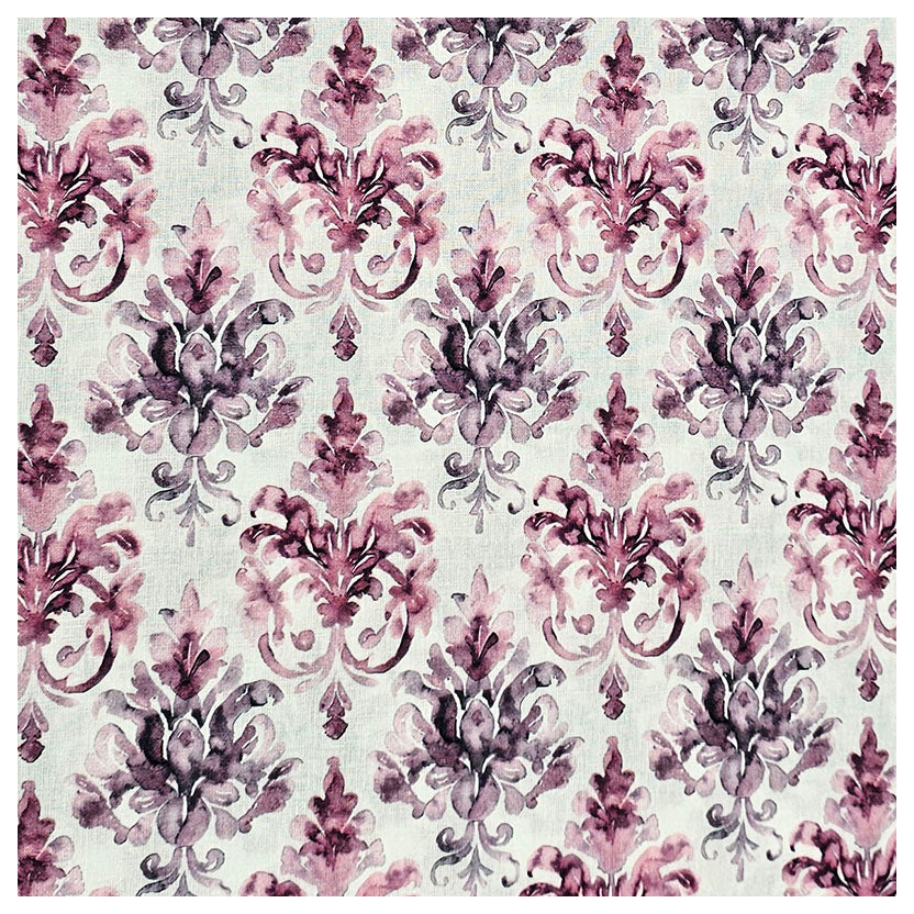 Baumwolle Ornamente violett