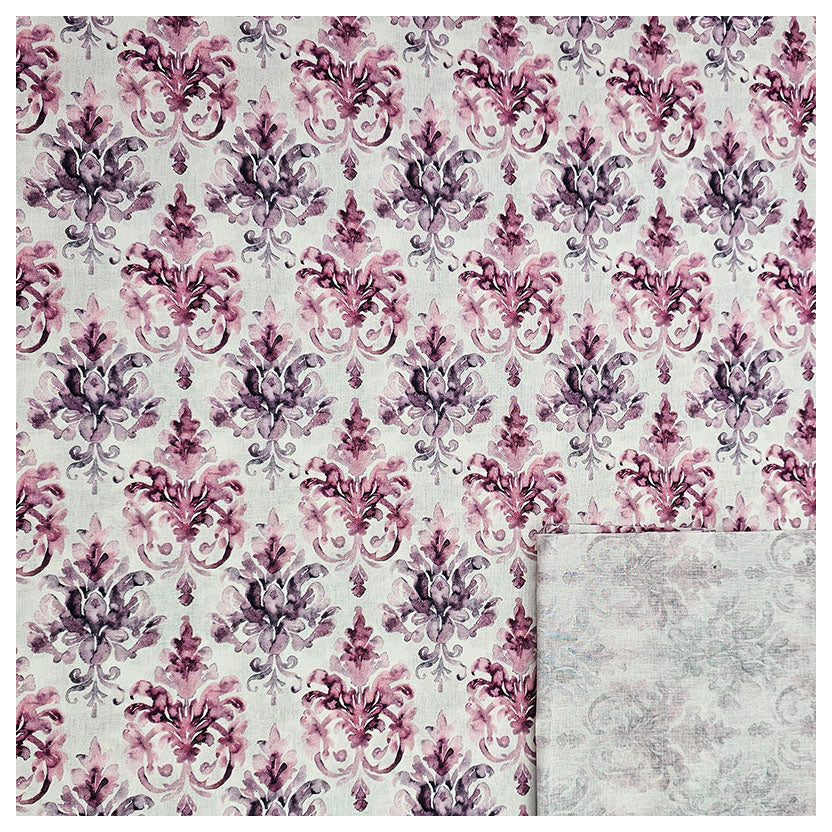 Baumwolle Ornamente violett