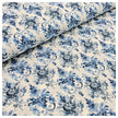 Baumwoll-Popeline Digital Ornamente blau