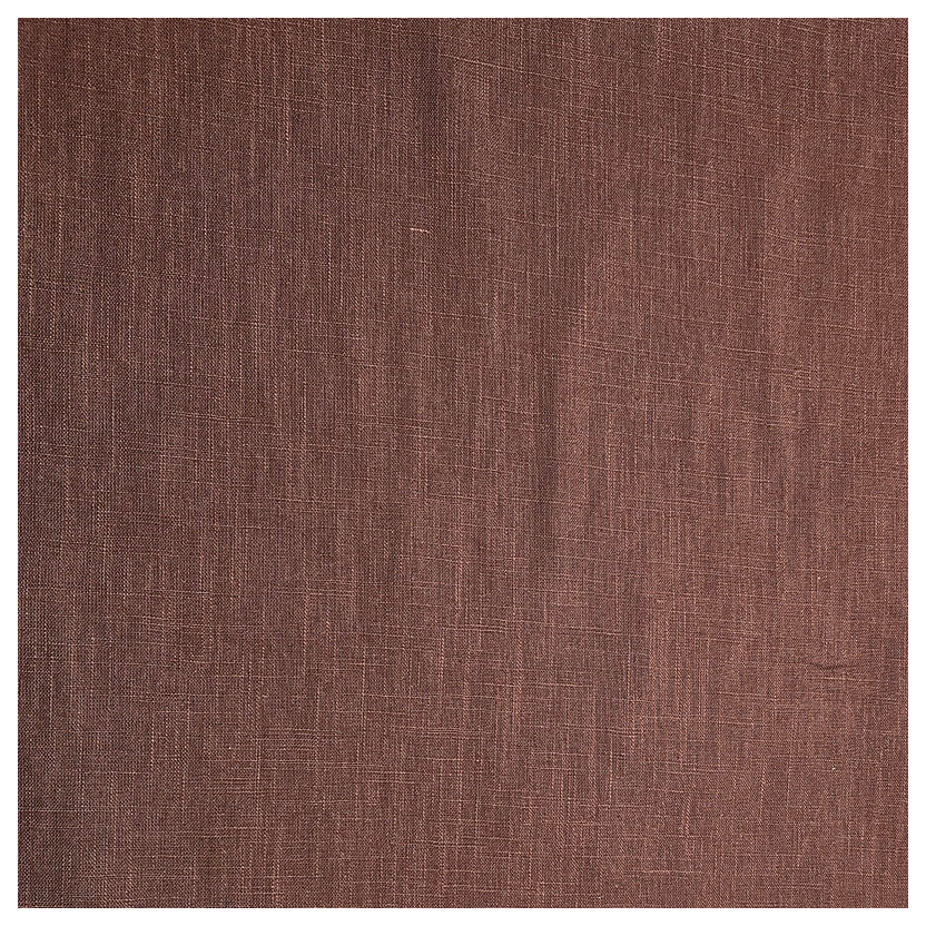 Leinen uni braun