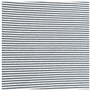 Jersey Streifen stahlblau und weiß 2mm