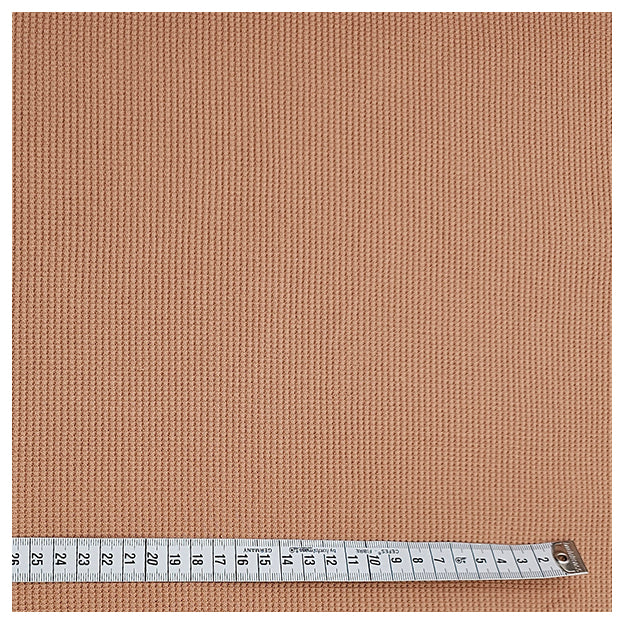 Waffelstoff Jersey kamel