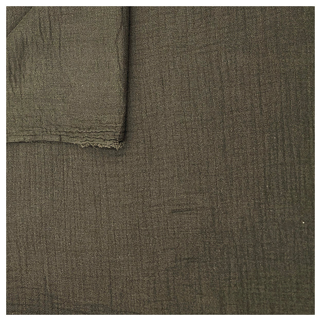 Musselin Baumwolle tannengrün