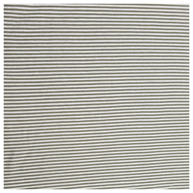 Jersey Streifen lindgrün und weiß 2mm