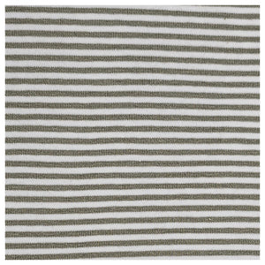 Jersey Streifen lindgrün und weiß 2mm