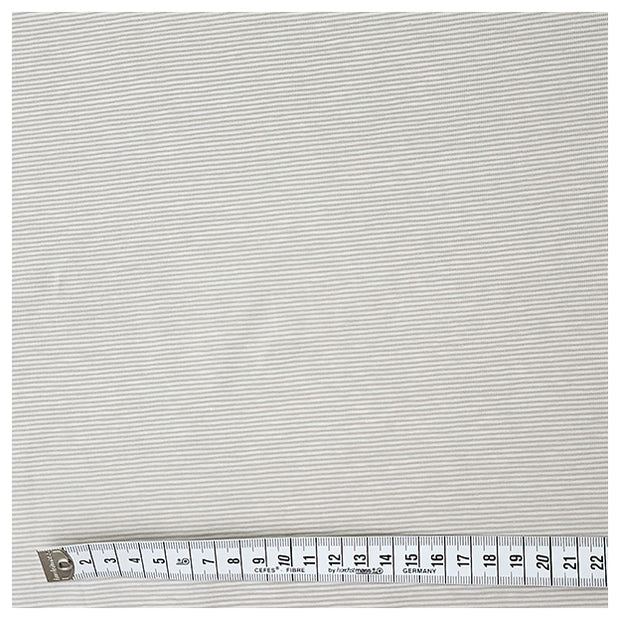 Jersey Streifen schmal sand