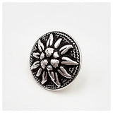 Dirndlknopf Edelweiß 18mm