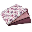 Trachten Stoffpaket mauve und aubergine mit Ornament Schürze