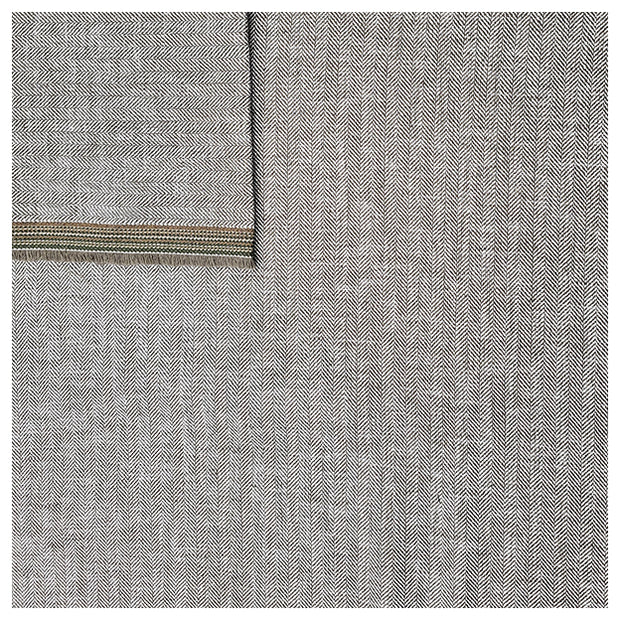 Leinen Fischgrät lindgrün