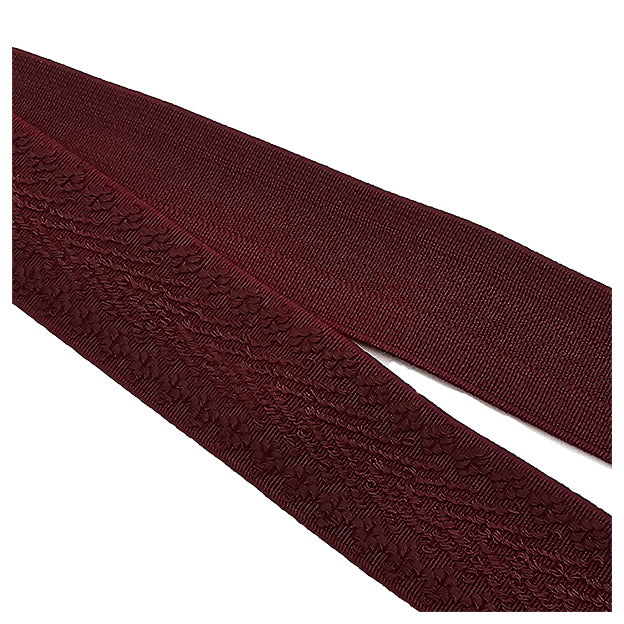 Elastic Band Relief burgunder 4cm