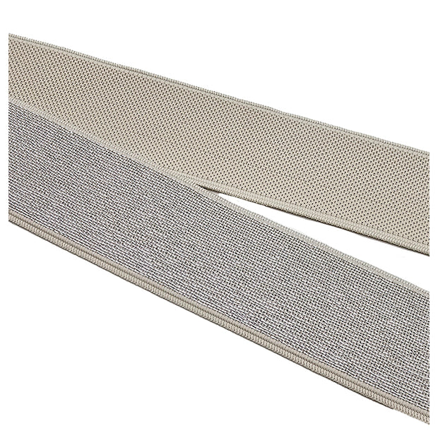 Elastic Band silver und naturweiß 4cm