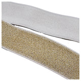 Elastic Band gold und naturweiß 4cm