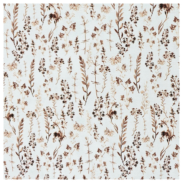 Jersey getrocknete Blumen Digital