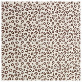 Jersey Stoffpaket Leopard beige und uni taupe mit Bündchen