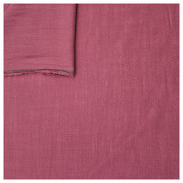 Leinen Viskose uni altrosa