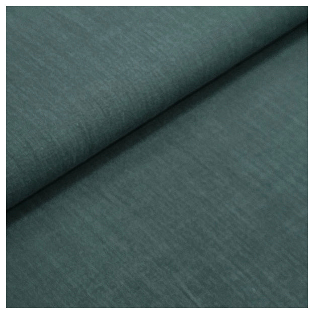 Leinen Viskose uni dunkelgrün