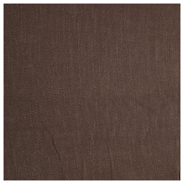 Leinen Viskose uni braun