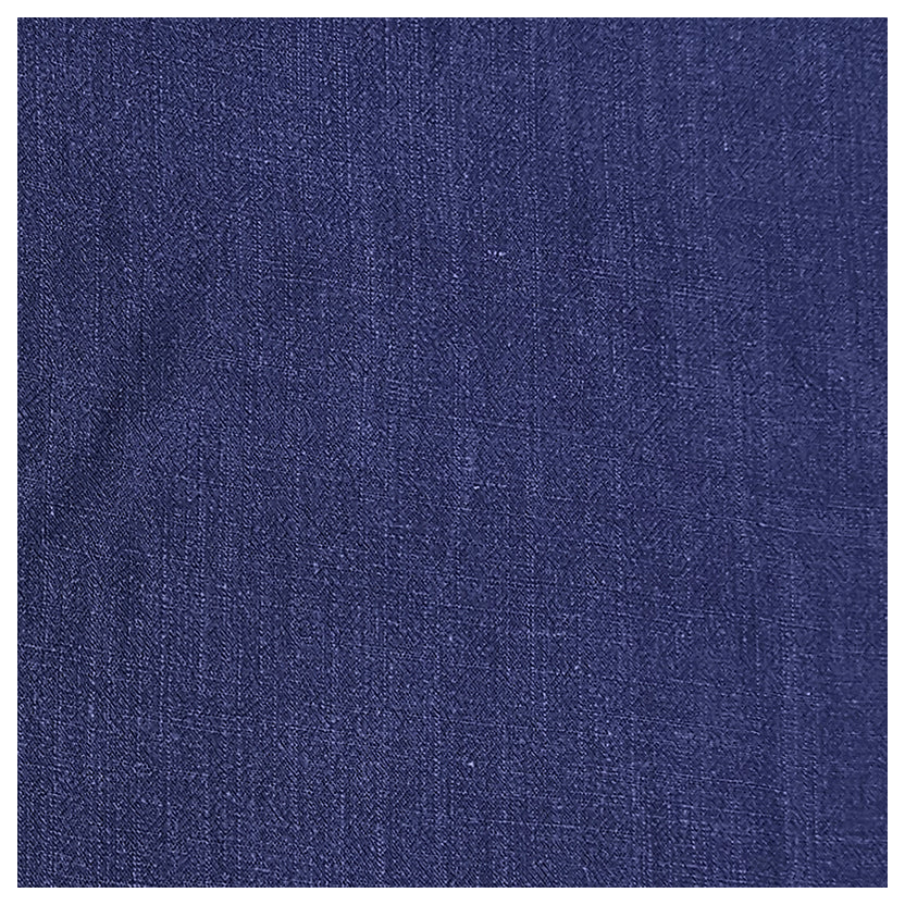 Leinen Viskose uni navy