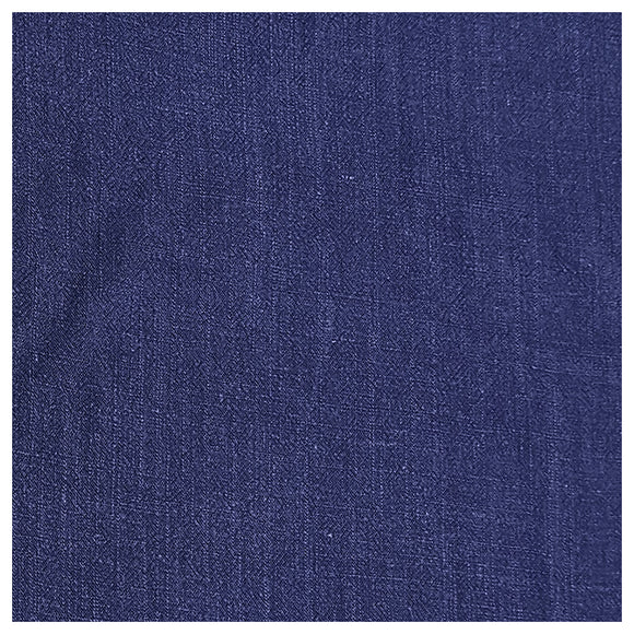 Leinen Viskose uni navy