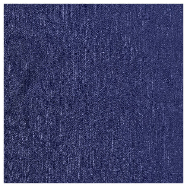 Leinen Viskose uni navy