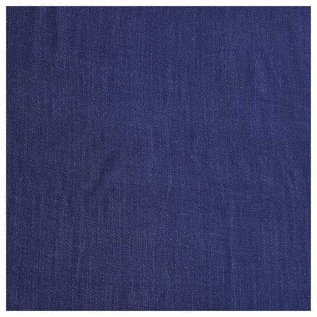 Leinen Viskose uni navy