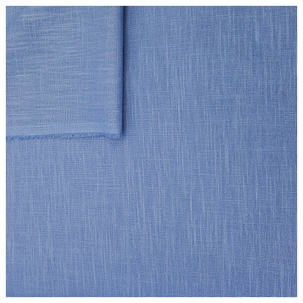 Leinen uni lavendel blau