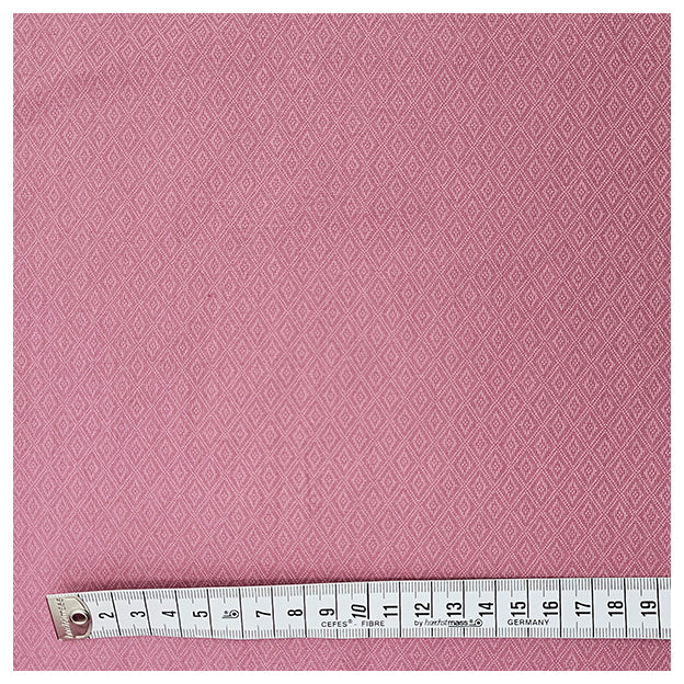Baumwolle feines Muster Halbdruck in wildrose