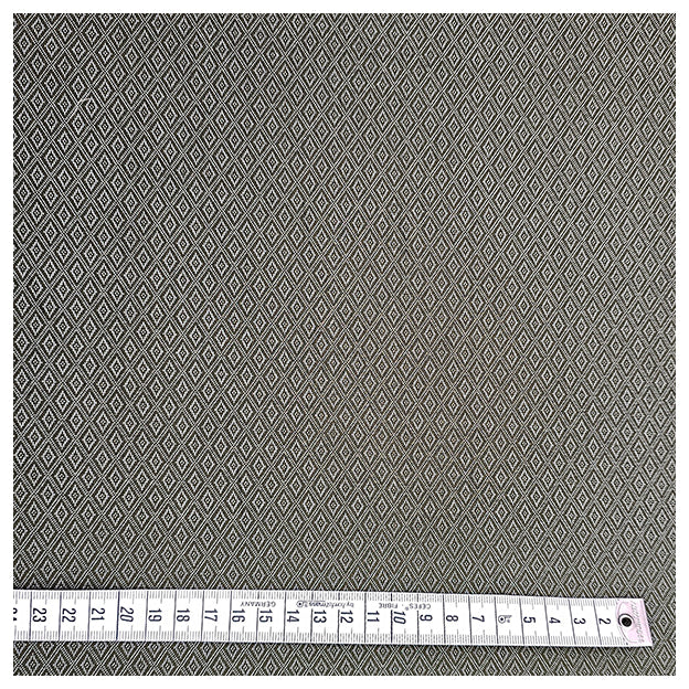 Baumwolle feines Muster Halbdruck in dunkelolive