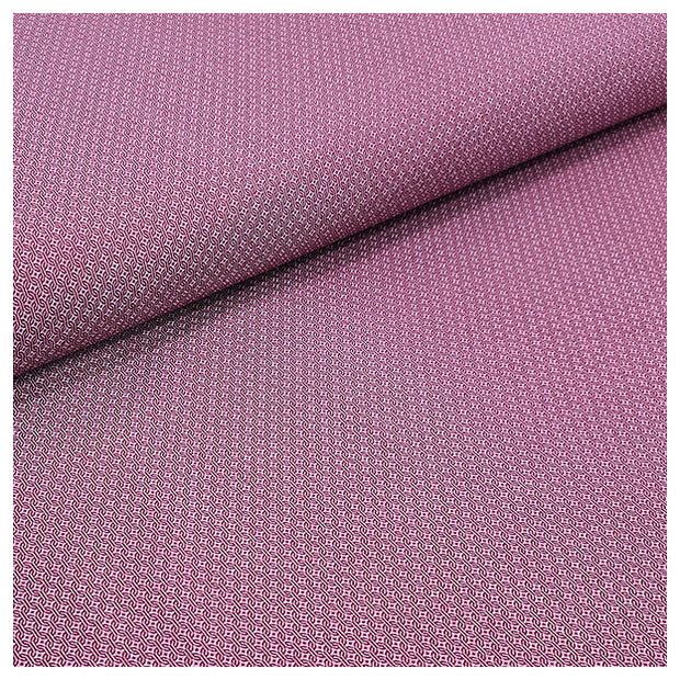 Baumwoll-Köper Halbdruck pupurrot