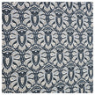 Baumwollsatin Paisley in blau und hellblau
