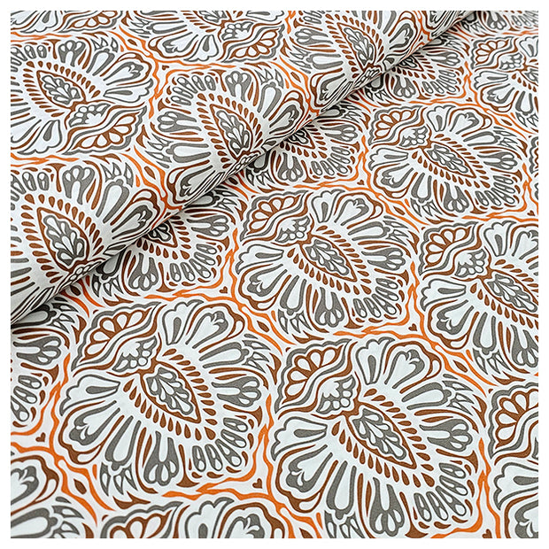 Baumwollsatin Paisley