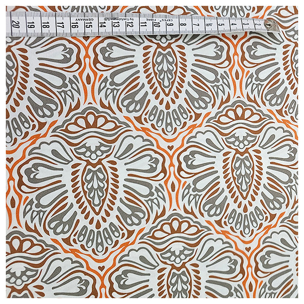 Baumwollsatin Paisley