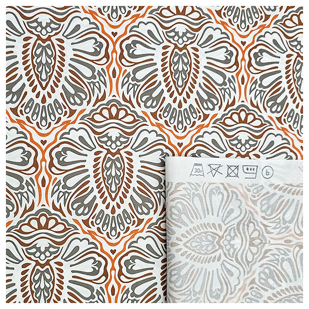 Baumwollsatin Paisley