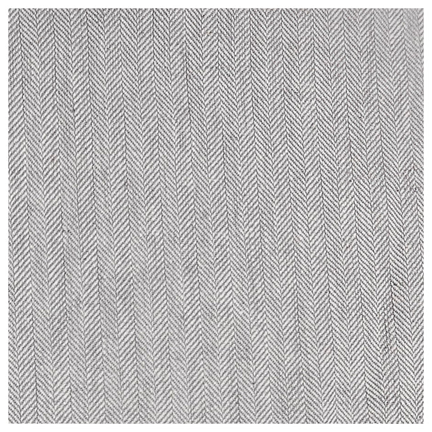 Leinen Fischgrät grau