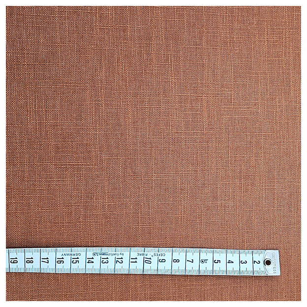 Leinen uni cognac