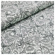 Baumwollsatin Paisley salbei