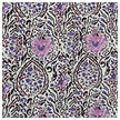 Baumwollsatin Paisley mit Blumen beere