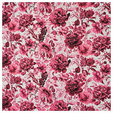 Baumwollsatin Rosen altrosa und bordeaux