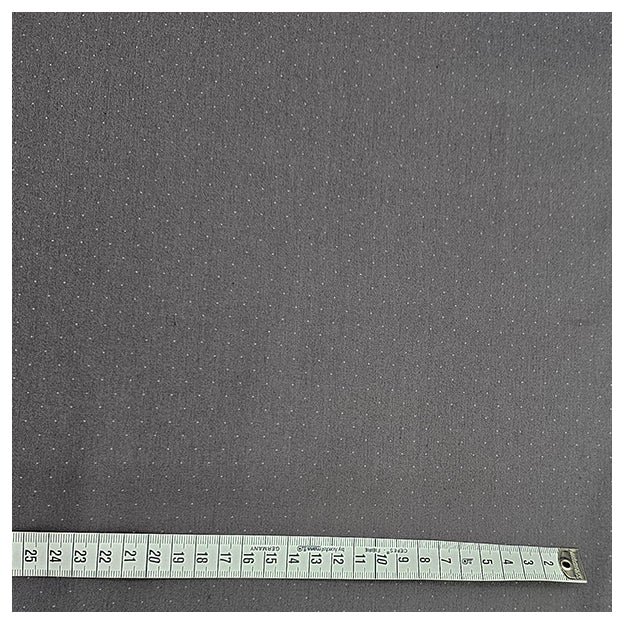 Baumwollsatin Tupfen anthrazit