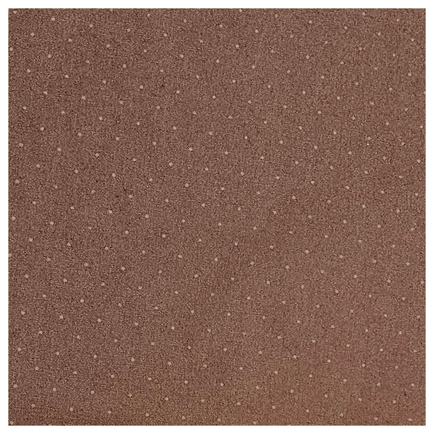 Baumwolle Tupfen braun und weiß