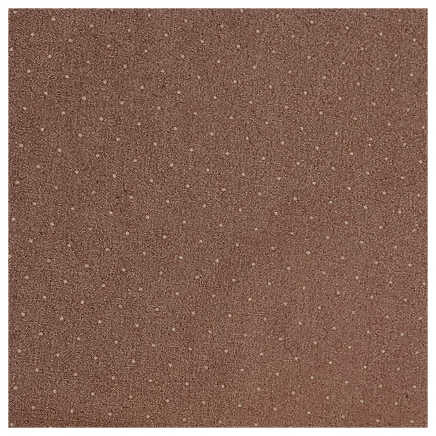 Baumwolle Tupfen braun und weiß