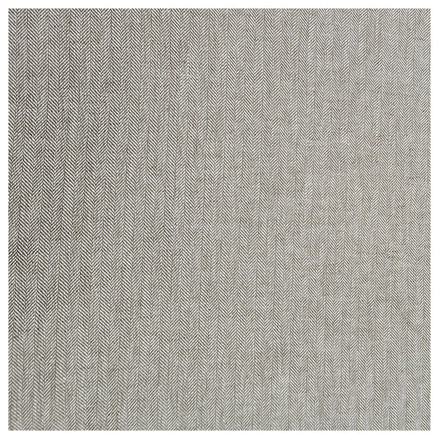 Leinen Fischgrät grün