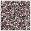 Baumwoll-Popelin Blümchen rosa und schwarz