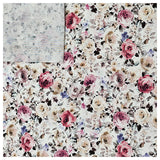 Baumwoll-Popelin Digital Rosen Pastell