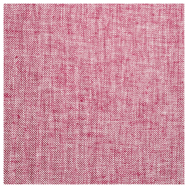 Leinen Fischgrät fuchsia