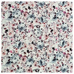 Baumwoll-Popelin Digital Rosen Pastell grau und rosa