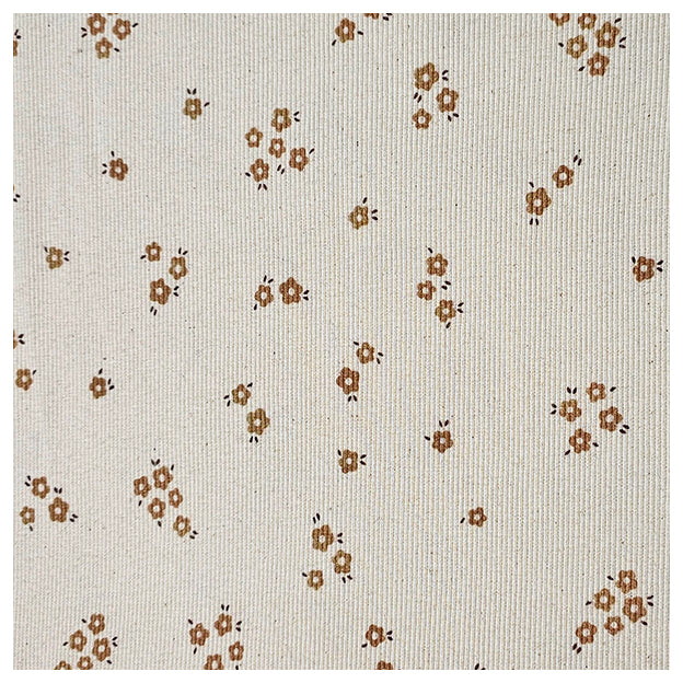 Rippjersey Blumen Bio