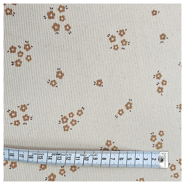 Rippjersey Blumen Bio