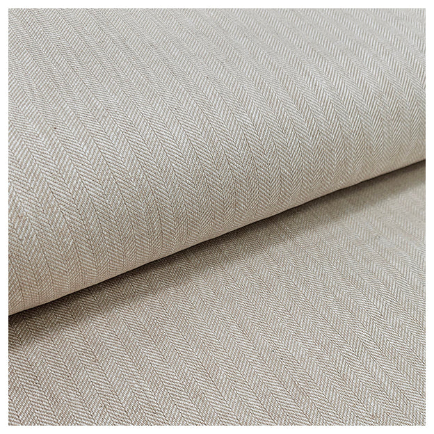 Leinen Fischgrät beige