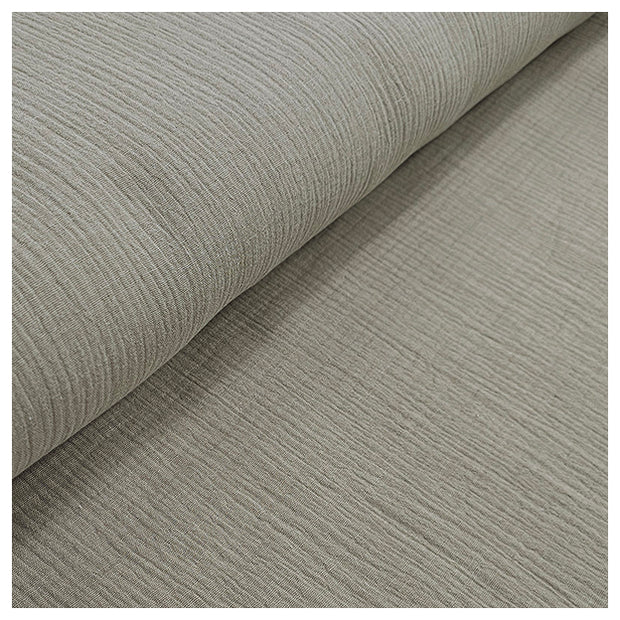 Musselin Baumwolle olive